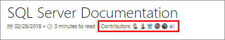 Screenshot del riconoscimento del contributo del contenuto.