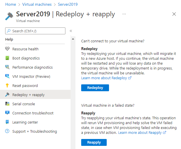 Screenshot del pulsante Ridistribuissi nella finestra delle impostazioni della scheda Ridistribuzione.