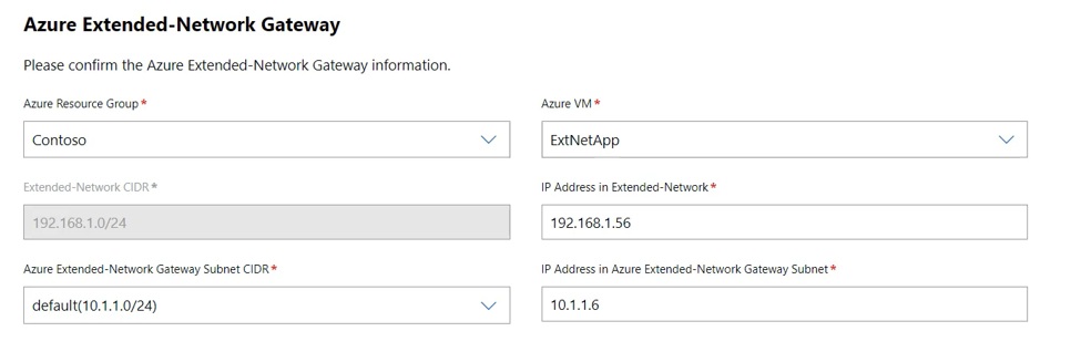 Azure Network gateway