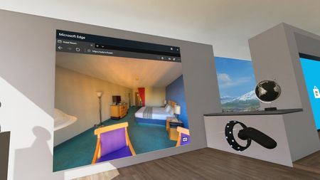 Entrare in VR da Microsoft Edge all'interno del Realtà mista cliffhouse