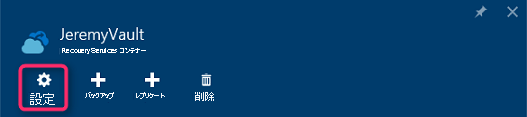 設定ペイン