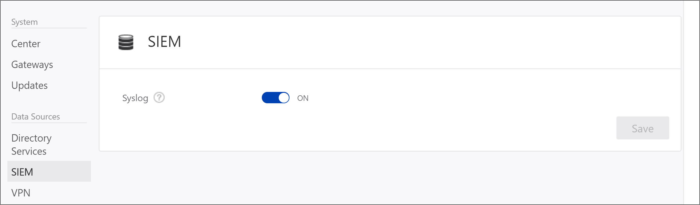 Enable syslog listener UDP image.