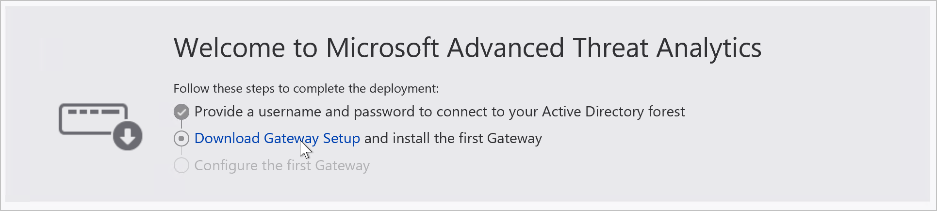 ATA gateway configuration settings.