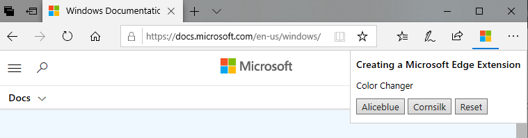 Docs.microsoft.com header changed to Aliceblue