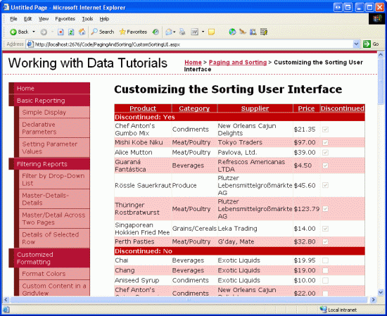 The Sort Group Headers are Now Present When Sorting a CheckBoxField