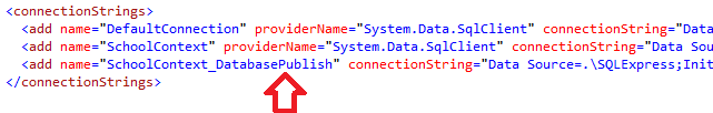 Database_Publish connection string