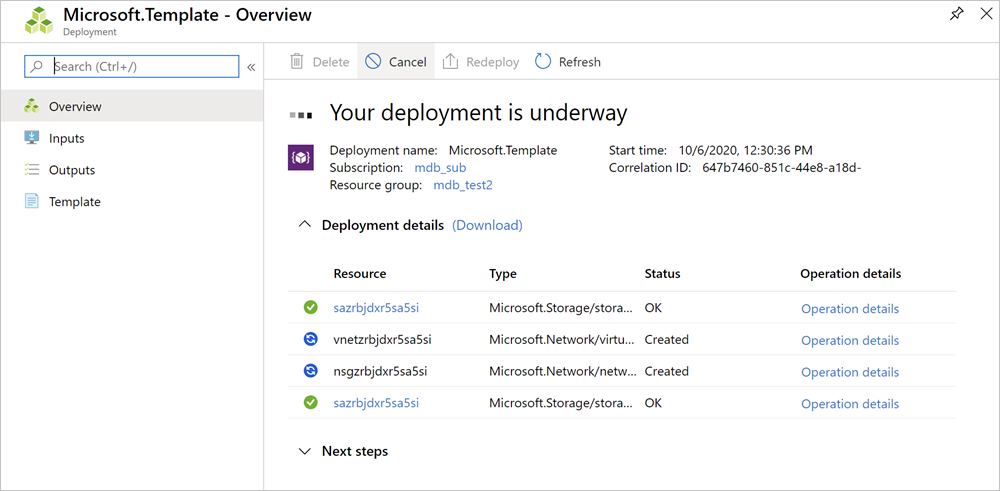 Azure Stack Hub ポータルでリソース グループを選択する