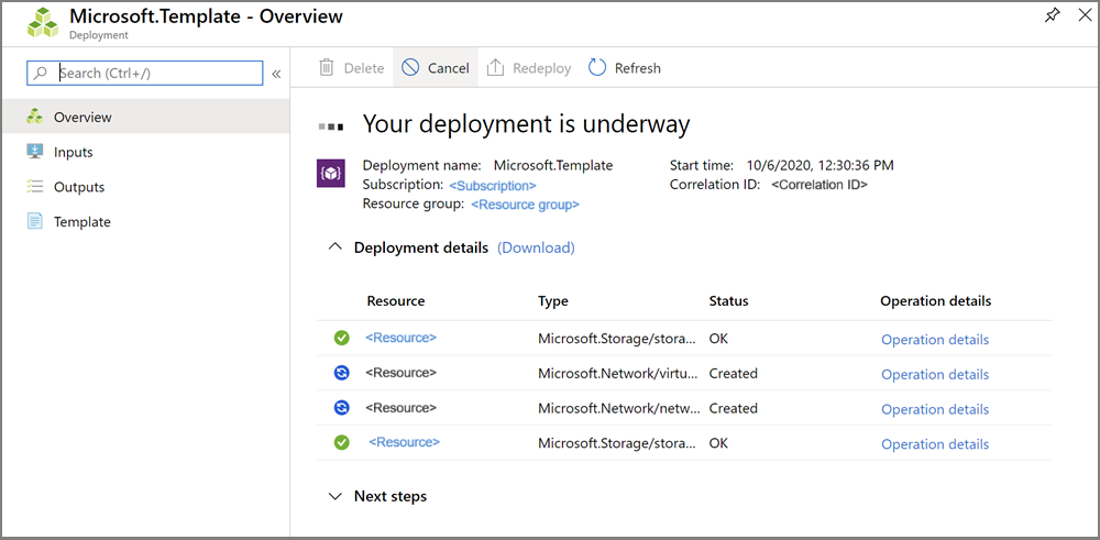 Azure Stack Hub ポータルでリソース グループを選択する