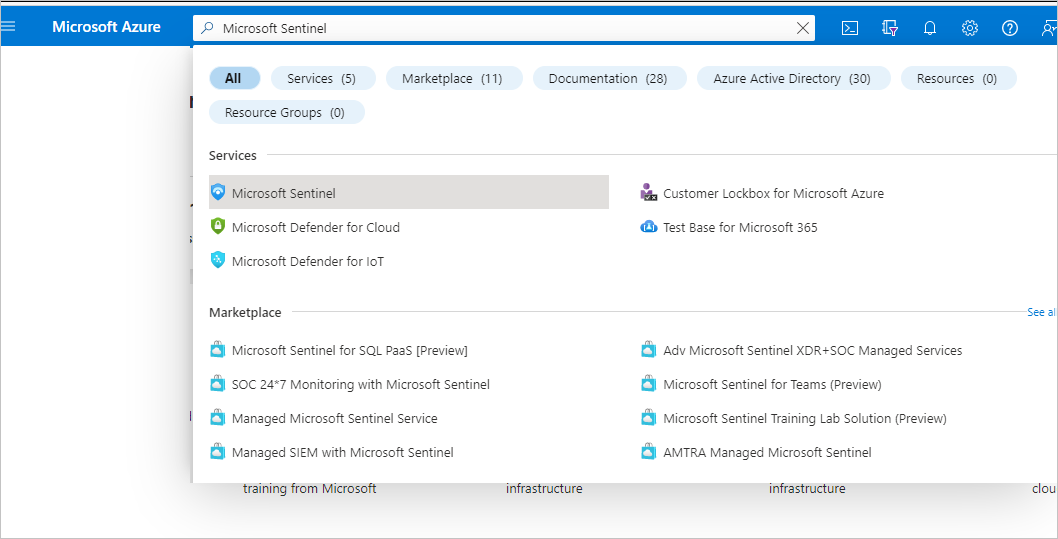 Azure portal で、