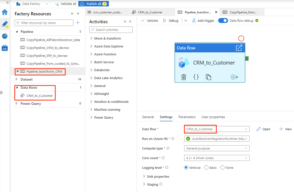 パイプライン変換 CRM を示すスクリーンショット。