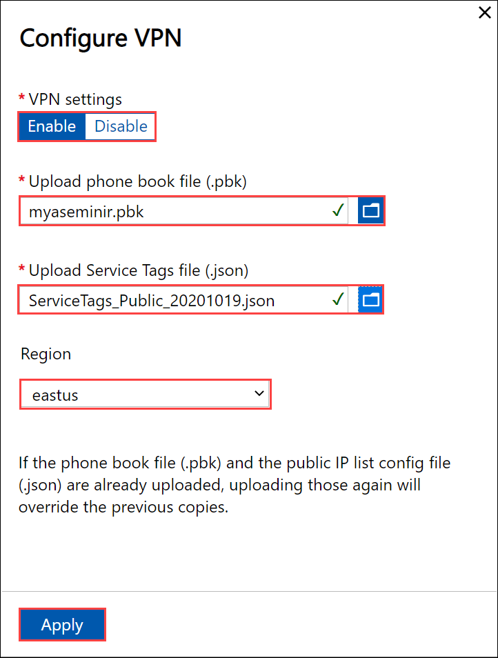 VPN の構成ローカル UI 2