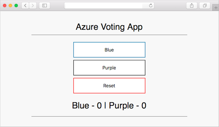 Jenkins ビルド ジョブで更新された AKS のサンプル Azure 投票