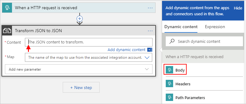 Screenshot showing Consumption workflow, Liquid action's 