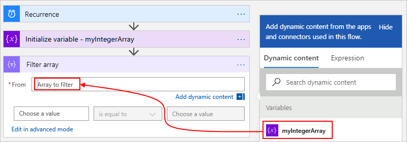 Screenshot showing the designer for a Consumption workflow, the 