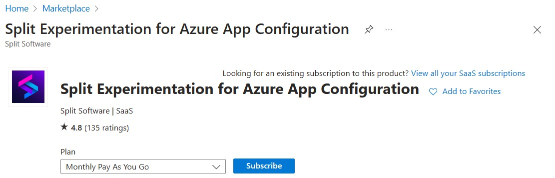 Azure Marketplace から新しいワークスペースを作成している Azure portal のスクリーンショット。