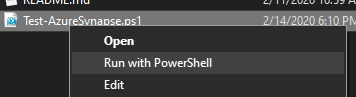 ダウンロードしたスクリプト ファイルを PowerShell で実行する