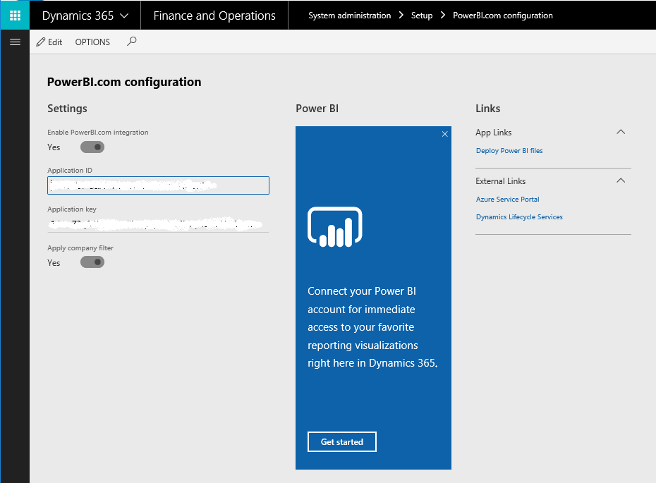 Power BI の承認。