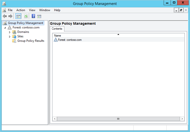 グループ ポリシー管理コンソールが開き、グループ ポリシー オブジェクトを編集できる状態になります