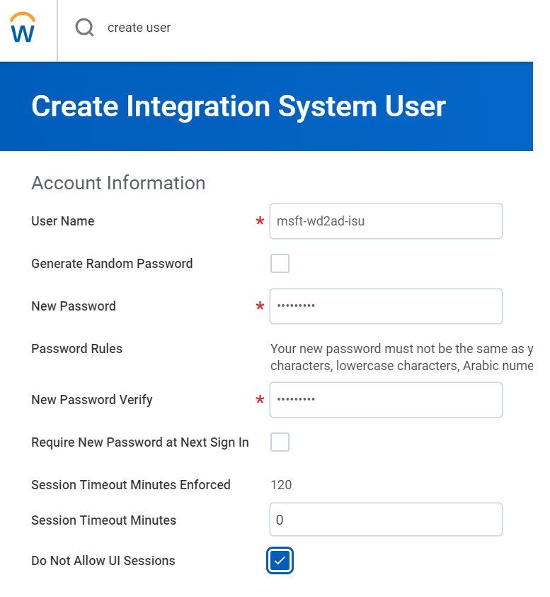 [Create Integration System User]\(統合システム ユーザーの作成\)