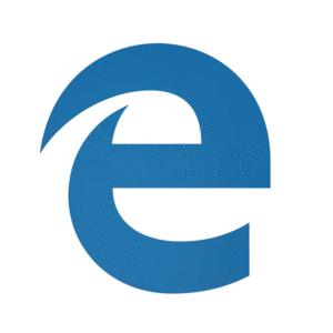 従来の Microsoft Edge ロゴを新しい Microsoft Edge ロゴにアニメーション化します。