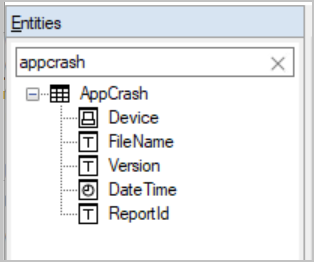 CMPivot エンティティの検索