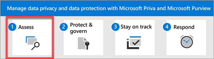 Microsoft Priva と Microsoft Purview を使用してデータのプライバシーとデータ保護を管理する手順