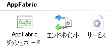 IIS マネージャーでの AppFabric アイコン