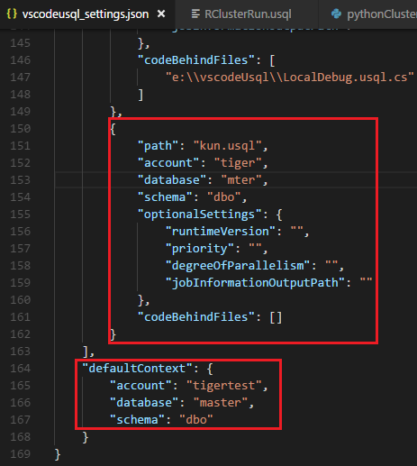 JSON ファイルのコンテンツ