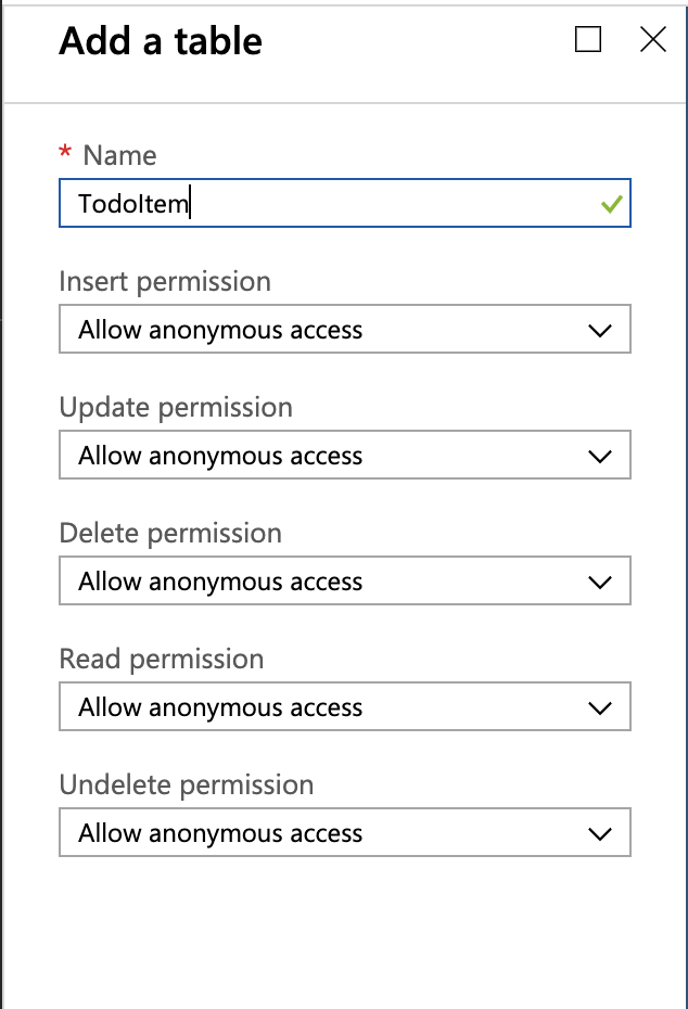 Node Easy Tables のテーブルの追加