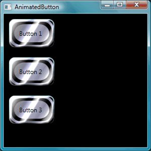 XAML を使用して作成されたカスタム ボタン
