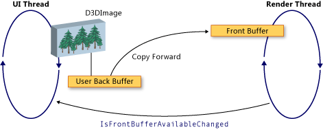 D3DImage 表示バッファ