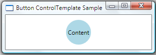 ボタン ControlTemplate のサンプル