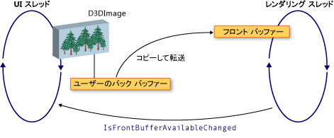 D3DImage 表示バッファー