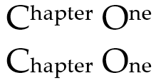 OpenType の上付き文字と下付き文字を使用するテキスト