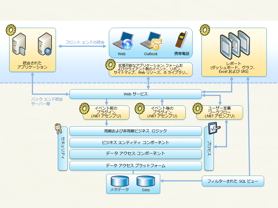 Microsoft Dynamics CRM SDK architecture