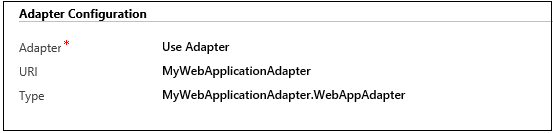 Dynamics 365 での Web アダプターの構成