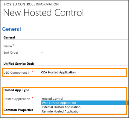 Unified Service Desk 外部アプリケーションのホスト設定