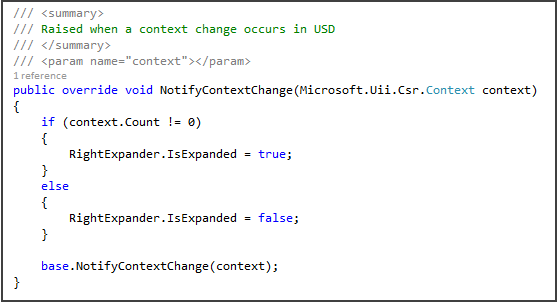 NotifyContextChange の更新方法