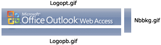 Outlook Web Access ヘッダー ファイル
