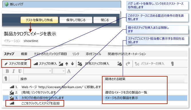 バグからのテスト ケースの作成。