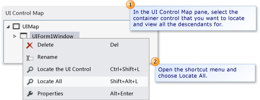 Locate all descendant controls