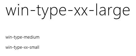 文字体裁クラスを使った要素