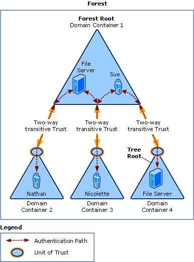 Domains as Units of Trust