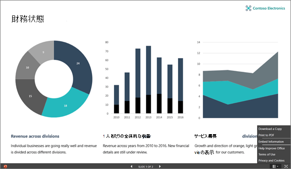 ファイル ビューアー Web パーツの画像