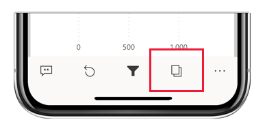 ページ アイコンを使用するページの参照のスクリーンショット。