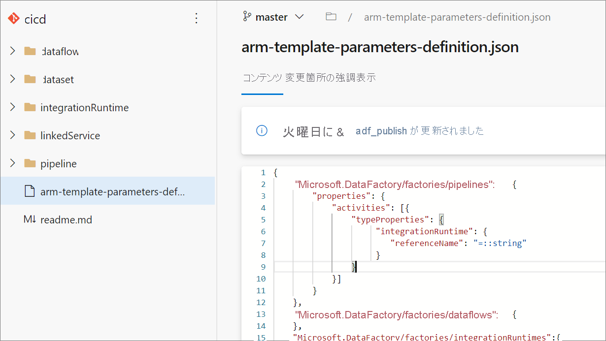 Custom parameters file