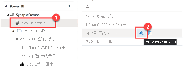 Viewing Power BI datasets