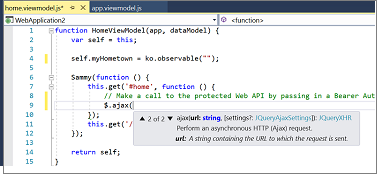 高機能な JavaScript IntelliSense for jQuery