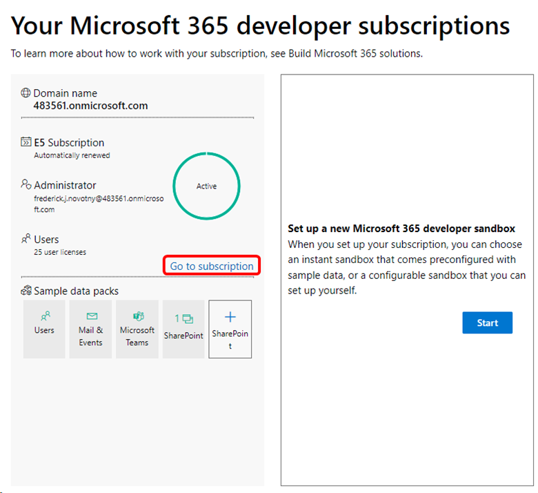 Microsoft 365 開発者向けのダッシュボード