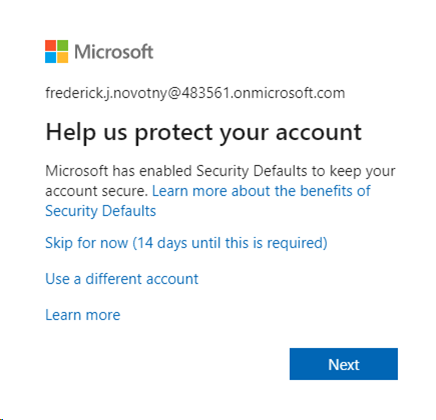 Microsoft 365 開発者向けの保護の有効化